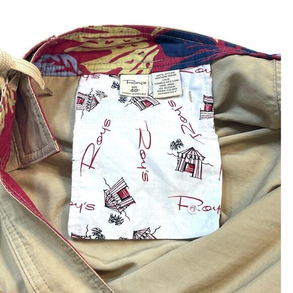 Sportswear by Roy's California Tan Nylon Swim Trunks Size 40 NWT Rare - Picture 8 of 10